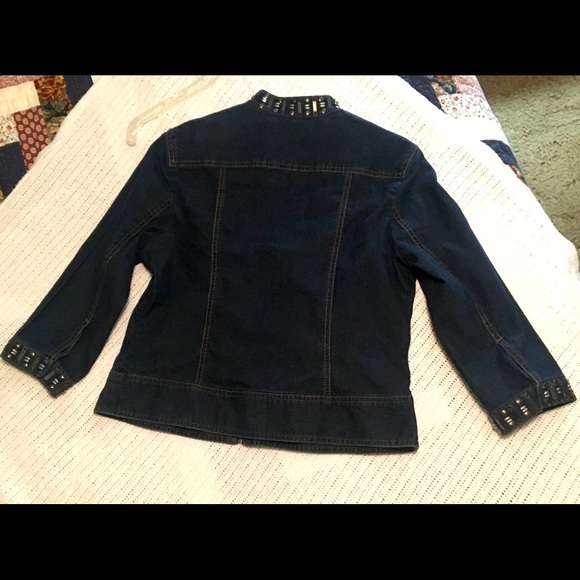 Ruby Rd petite jean jacket - Picture 3 of 4